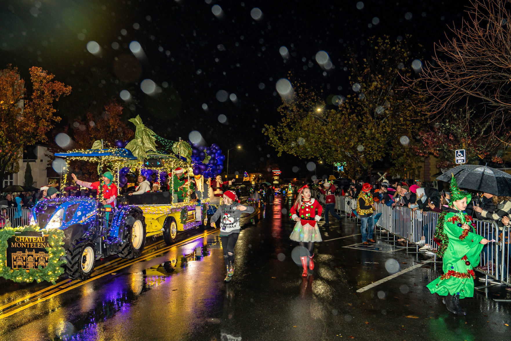 Calistoga Lighted Tractor Parade 2019